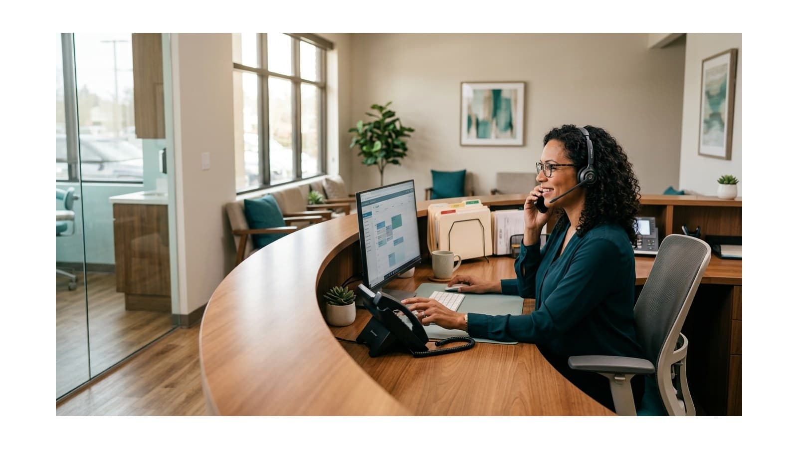 A Dental Lunch-Hour Phone Coverage Plan
