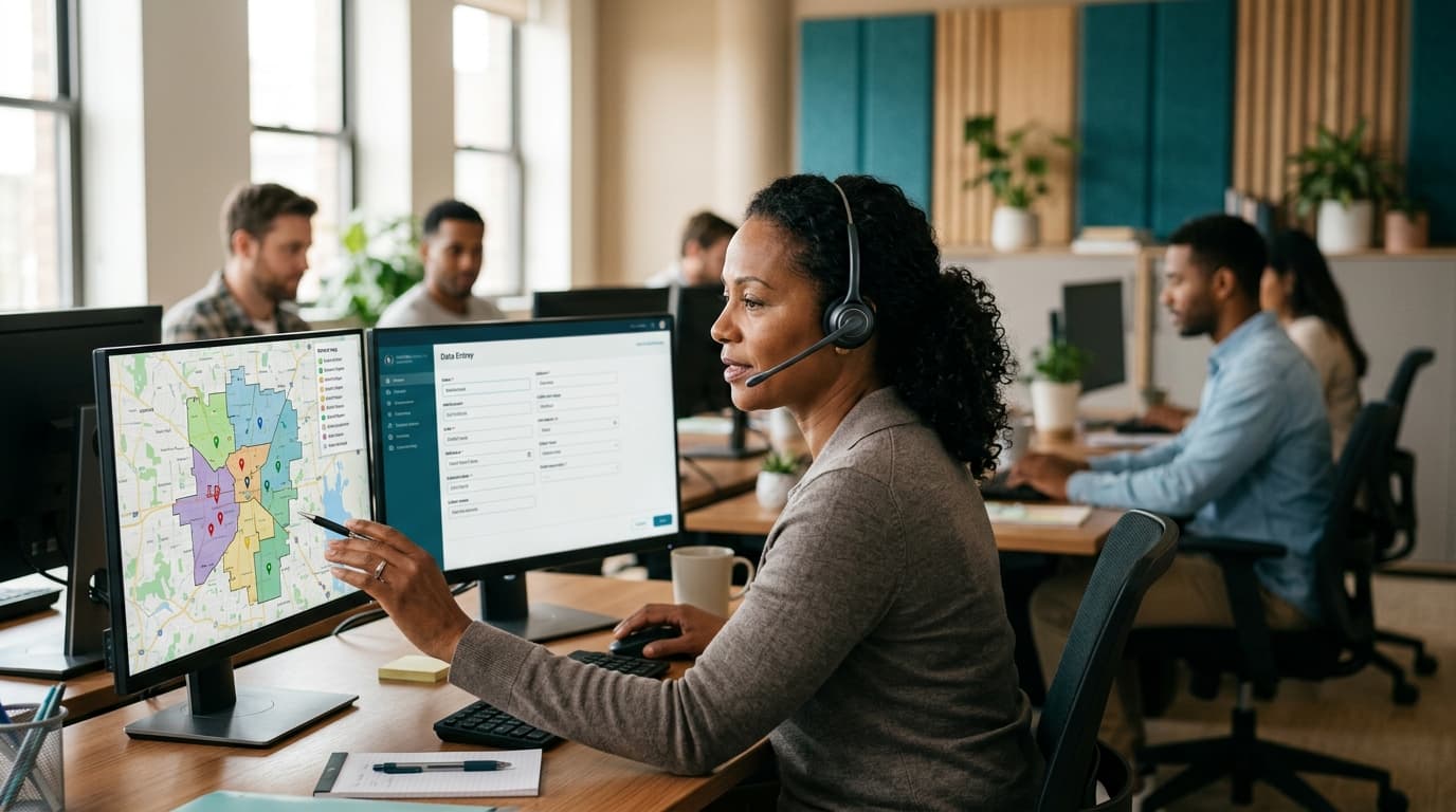 Screening ServiceArea Eligibility During the First Call