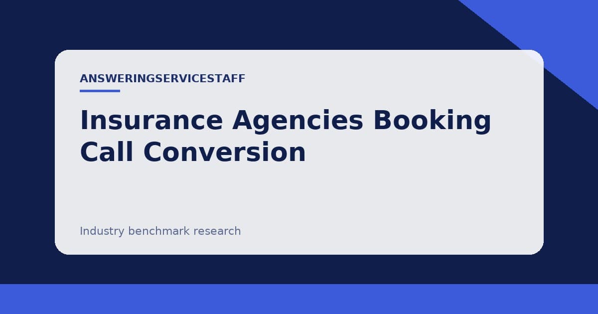 Insurance Agencies Booking Call Conversion