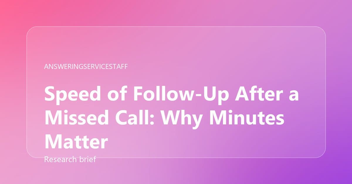 Callback Promise Trust Decay: How Delayed Follow-Up Changes Caller Confidence
