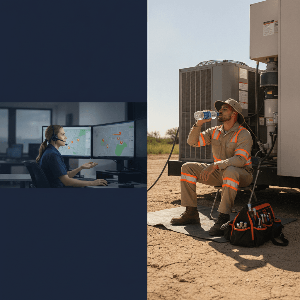 Heat Illness Evidence for Field Service Call Escalation